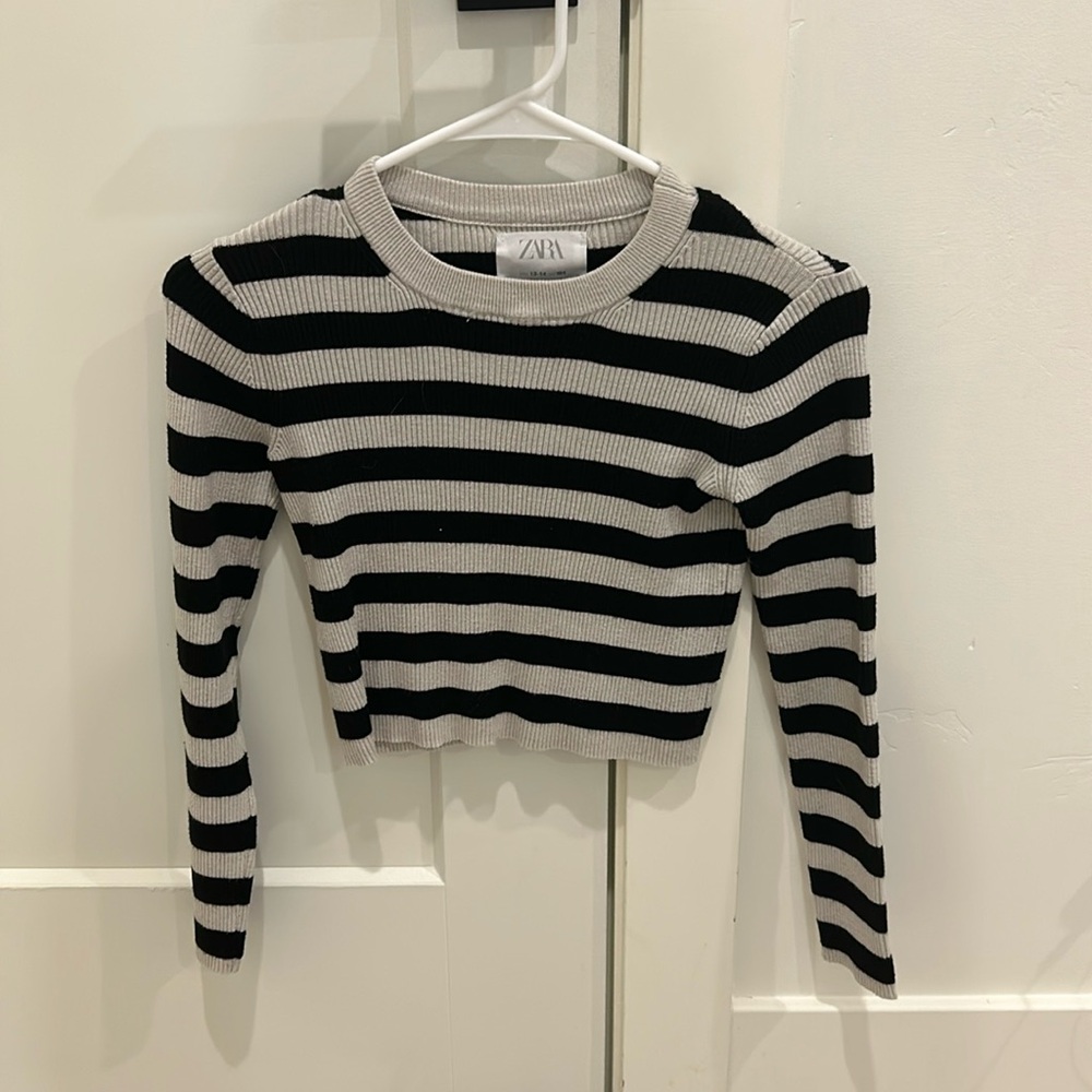 Cute striped long sleeve shirt